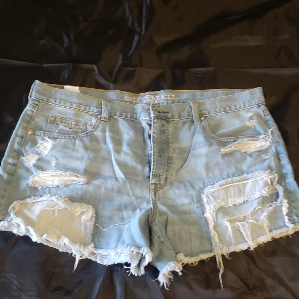 American Eagle Hi Rise Festival shortie shorts